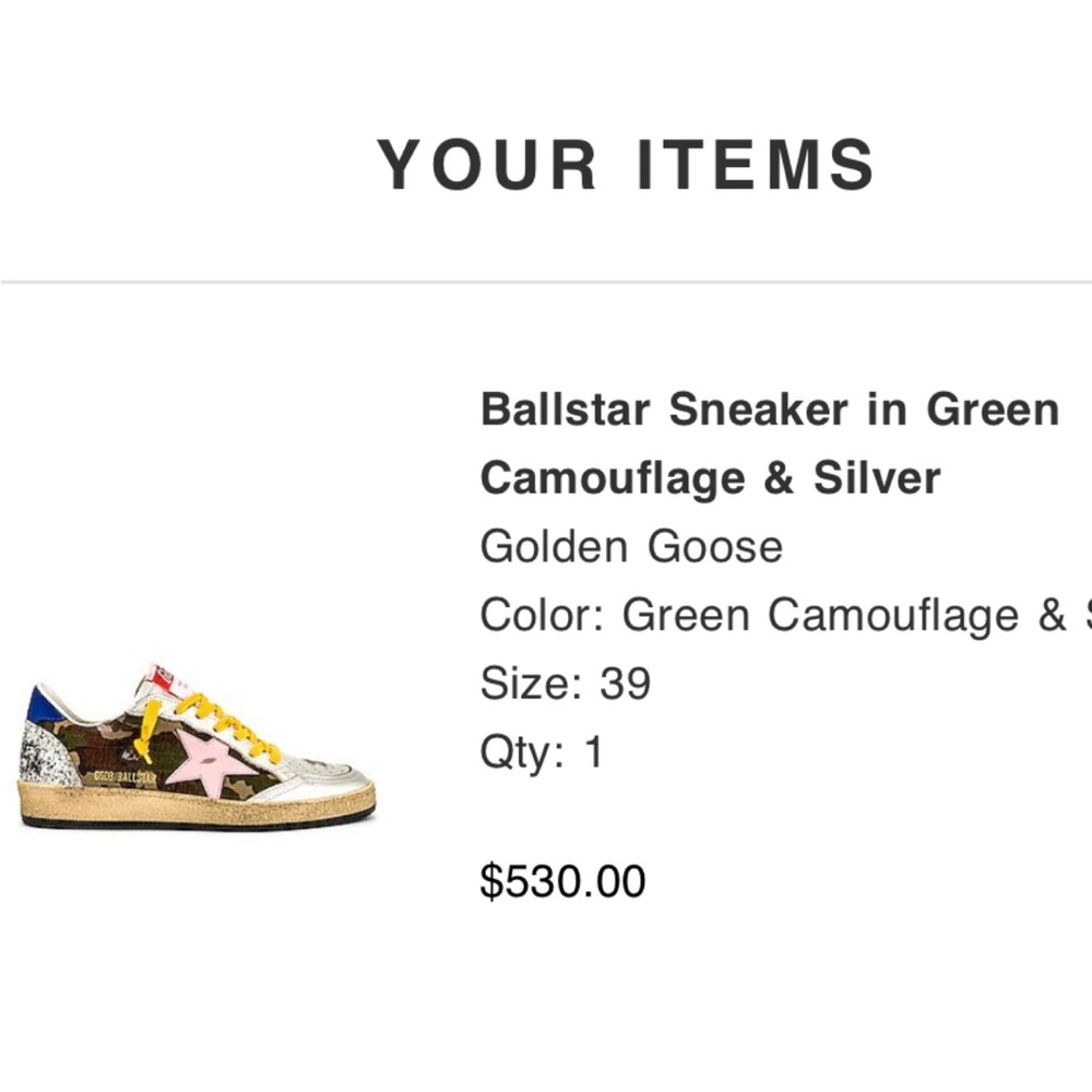 Golden Goose Ball Star Camo/ Blue/ Yellow/ Pink… size 39